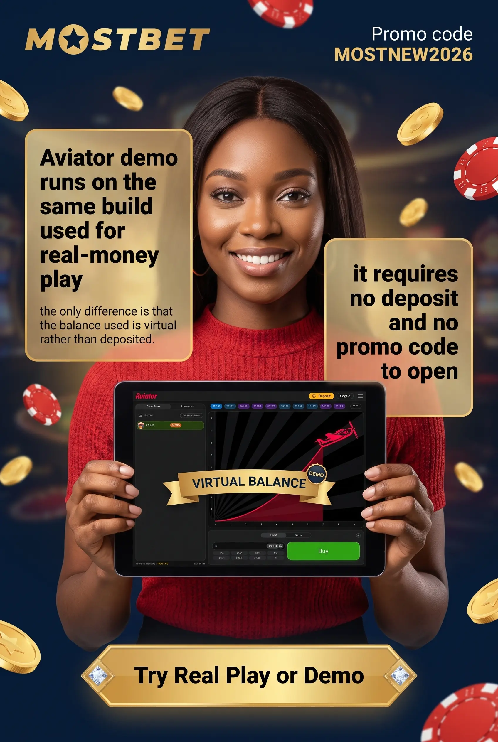 Aviator demo mode without real money