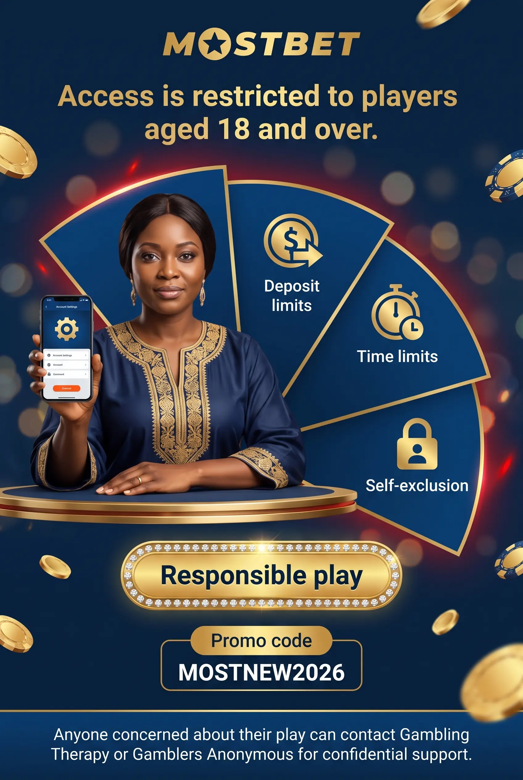Responsible gaming staying in control