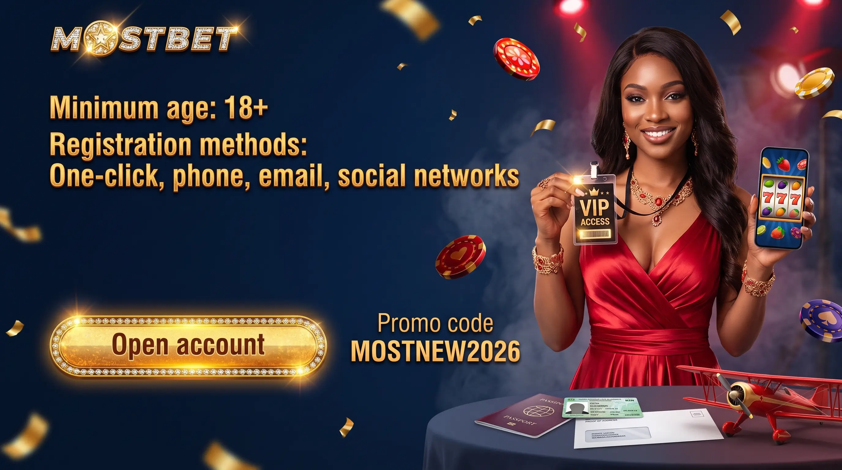 Mostbet account registration in Nigeria