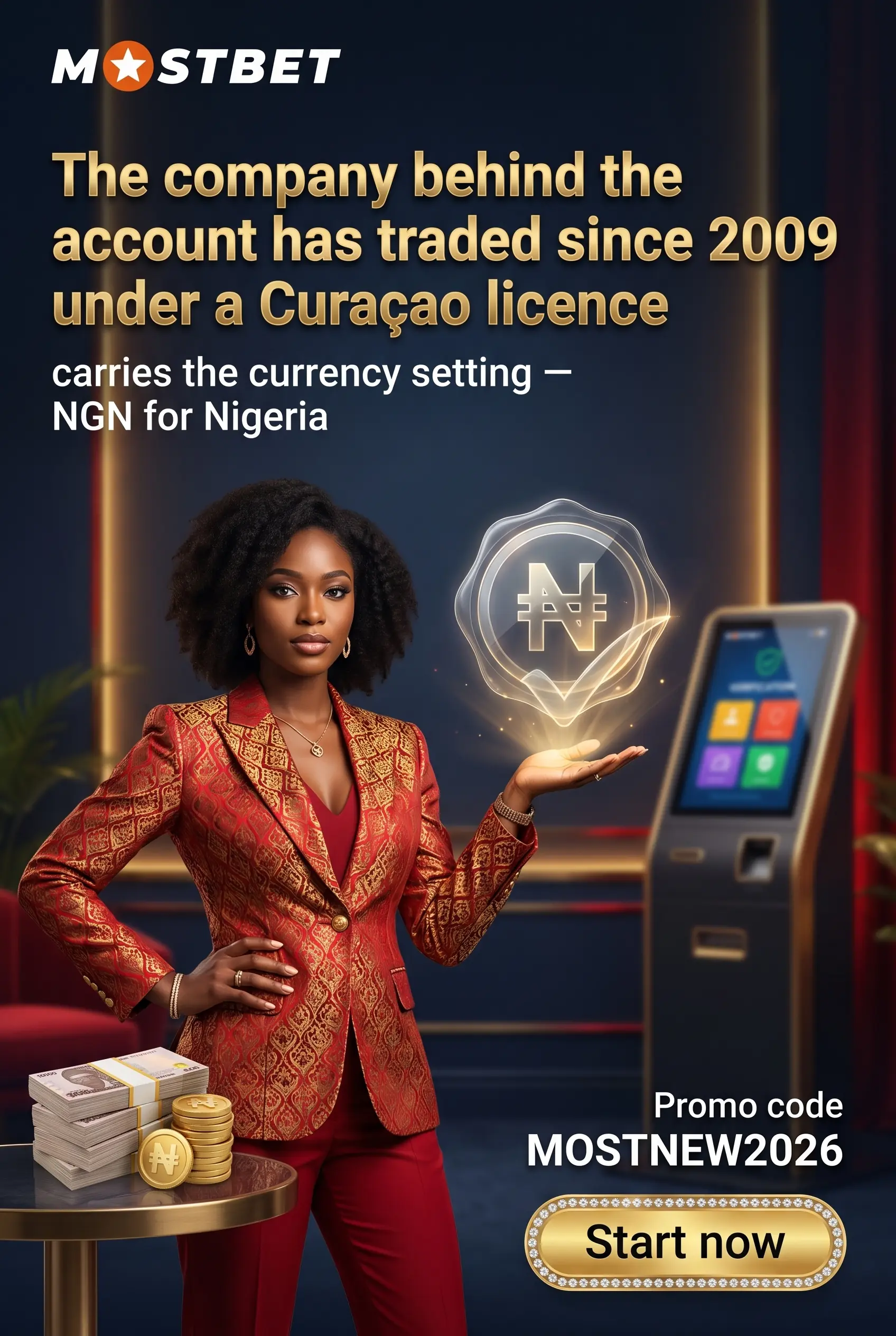 Mostbet account before the first bet in Nigeria